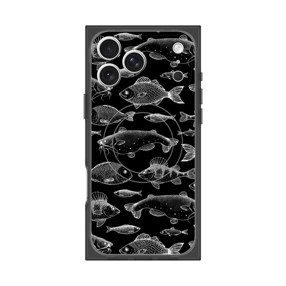 プレミアムスクエアケース with MagSafe［ Coexist No.3 - Black ］