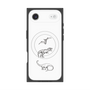 プレミアムスクエアケース with MagSafe［ Dinosaurs No.1 - White ］