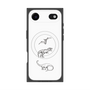 プレミアムスクエアケース with MagSafe［ Dinosaurs No.1 - White ］