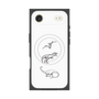 プレミアムスクエアケース with MagSafe［ Dinosaurs No.1 - White ］