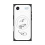 プレミアムスクエアケース with MagSafe［ Dinosaurs No.1 - White ］