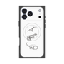 プレミアムスクエアケース with MagSafe［ Dinosaurs No.1 - White ］