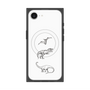 プレミアムスクエアケース with MagSafe［ Dinosaurs No.1 - White ］
