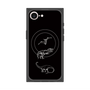 プレミアムスクエアケース with MagSafe［ Dinosaurs No.1 - Black ］