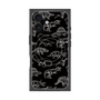 プレミアムスクエアケース with MagSafe［ Dinosaurs No.2 - Black ］
