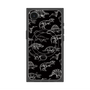 プレミアムスクエアケース with MagSafe［ Dinosaurs No.2 - Black ］