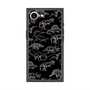 プレミアムスクエアケース with MagSafe［ Dinosaurs No.2 - Black ］