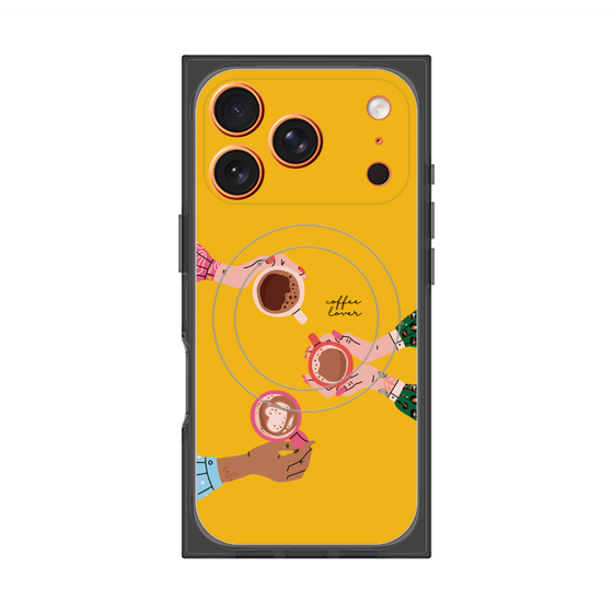 プレミアムスクエアケース with MagSafe［ Teatime - Yellow ］