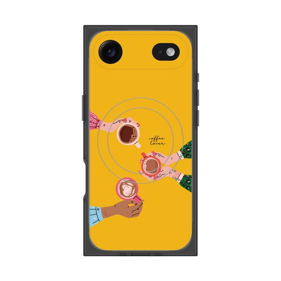 プレミアムスクエアケース with MagSafe［ Teatime - Yellow ］