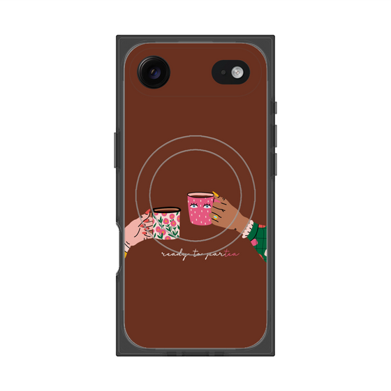 プレミアムスクエアケース with MagSafe［ Teatime - Brown ］