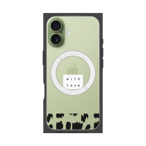 プレミアムスクエアケース with MagSafe［ artistic texture - 01 ］