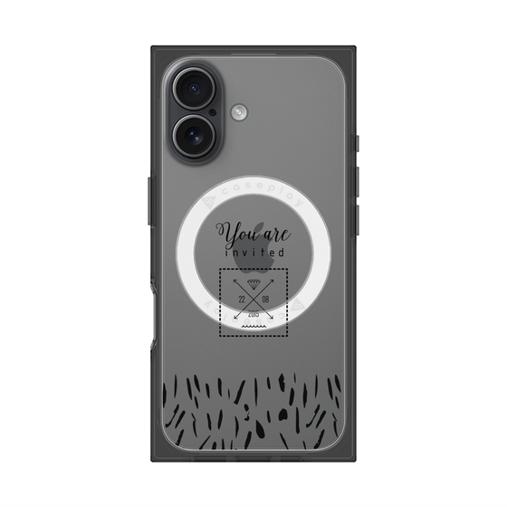 プレミアムスクエアケース with MagSafe［ artistic texture - 02 ］