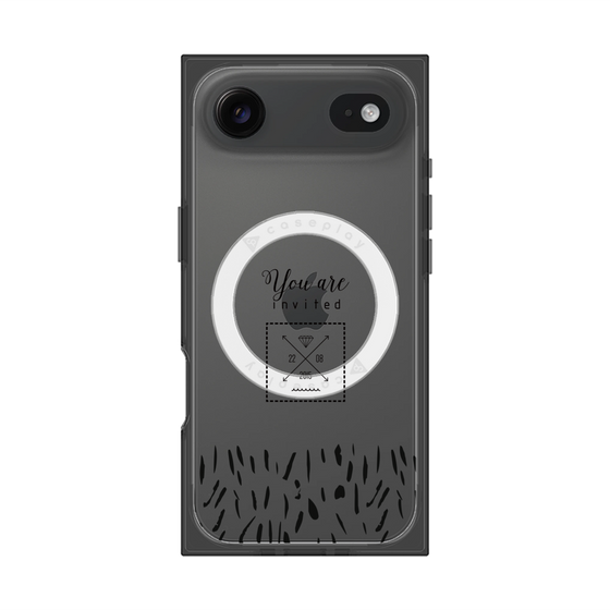 プレミアムスクエアケース with MagSafe［ artistic texture - 02 ］