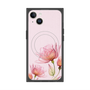 プレミアムスクエアケース with MagSafe［ Natural Flower - Pink ］