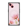 プレミアムスクエアケース with MagSafe［ Natural Flower - Pink ］