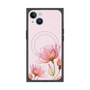 プレミアムスクエアケース with MagSafe［ Natural Flower - Pink ］