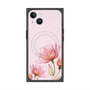 プレミアムスクエアケース with MagSafe［ Natural Flower - Pink ］