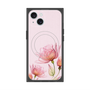 プレミアムスクエアケース with MagSafe［ Natural Flower - Pink ］