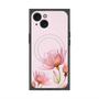プレミアムスクエアケース with MagSafe［ Natural Flower - Pink ］
