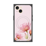 プレミアムスクエアケース with MagSafe［ Natural Flower - Pink ］