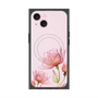 プレミアムスクエアケース with MagSafe［ Natural Flower - Pink ］