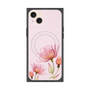 プレミアムスクエアケース with MagSafe［ Natural Flower - Pink ］