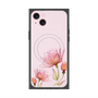 プレミアムスクエアケース with MagSafe［ Natural Flower - Pink ］