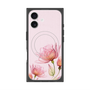 プレミアムスクエアケース with MagSafe［ Natural Flower - Pink ］