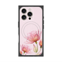 プレミアムスクエアケース with MagSafe［ Natural Flower - Pink ］