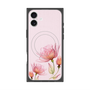 プレミアムスクエアケース with MagSafe［ Natural Flower - Pink ］