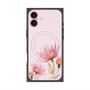 プレミアムスクエアケース with MagSafe［ Natural Flower - Pink ］
