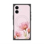 プレミアムスクエアケース with MagSafe［ Natural Flower - Pink ］
