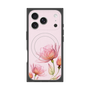 プレミアムスクエアケース with MagSafe［ Natural Flower - Pink ］