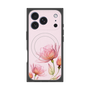 プレミアムスクエアケース with MagSafe［ Natural Flower - Pink ］