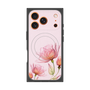 プレミアムスクエアケース with MagSafe［ Natural Flower - Pink ］