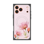 プレミアムスクエアケース with MagSafe［ Natural Flower - Pink ］
