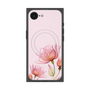 プレミアムスクエアケース with MagSafe［ Natural Flower - Pink ］