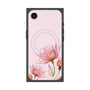 プレミアムスクエアケース with MagSafe［ Natural Flower - Pink ］