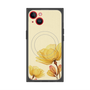 プレミアムスクエアケース with MagSafe［ Natural Flower - Yellow ］