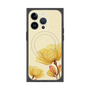 プレミアムスクエアケース with MagSafe［ Natural Flower - Yellow ］