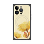 プレミアムスクエアケース with MagSafe［ Natural Flower - Yellow ］