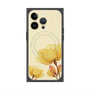 プレミアムスクエアケース with MagSafe［ Natural Flower - Yellow ］