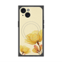 プレミアムスクエアケース with MagSafe［ Natural Flower - Yellow ］