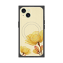プレミアムスクエアケース with MagSafe［ Natural Flower - Yellow ］