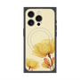 プレミアムスクエアケース with MagSafe［ Natural Flower - Yellow ］