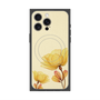 プレミアムスクエアケース with MagSafe［ Natural Flower - Yellow ］