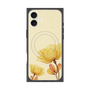 プレミアムスクエアケース with MagSafe［ Natural Flower - Yellow ］