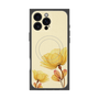 プレミアムスクエアケース with MagSafe［ Natural Flower - Yellow ］