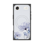 プレミアムスクエアケース with MagSafe［ Natural Flower - blue ］
