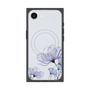 プレミアムスクエアケース with MagSafe［ Natural Flower - blue ］